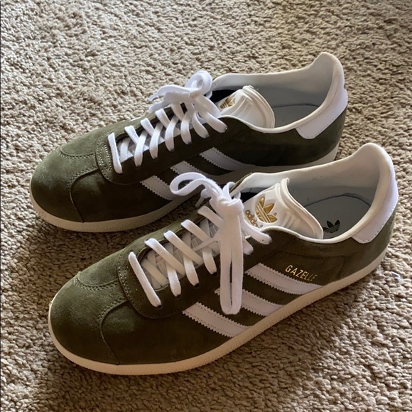 Shoes | Adidas Olive Green Size 75 Worn Twice | Poshmark